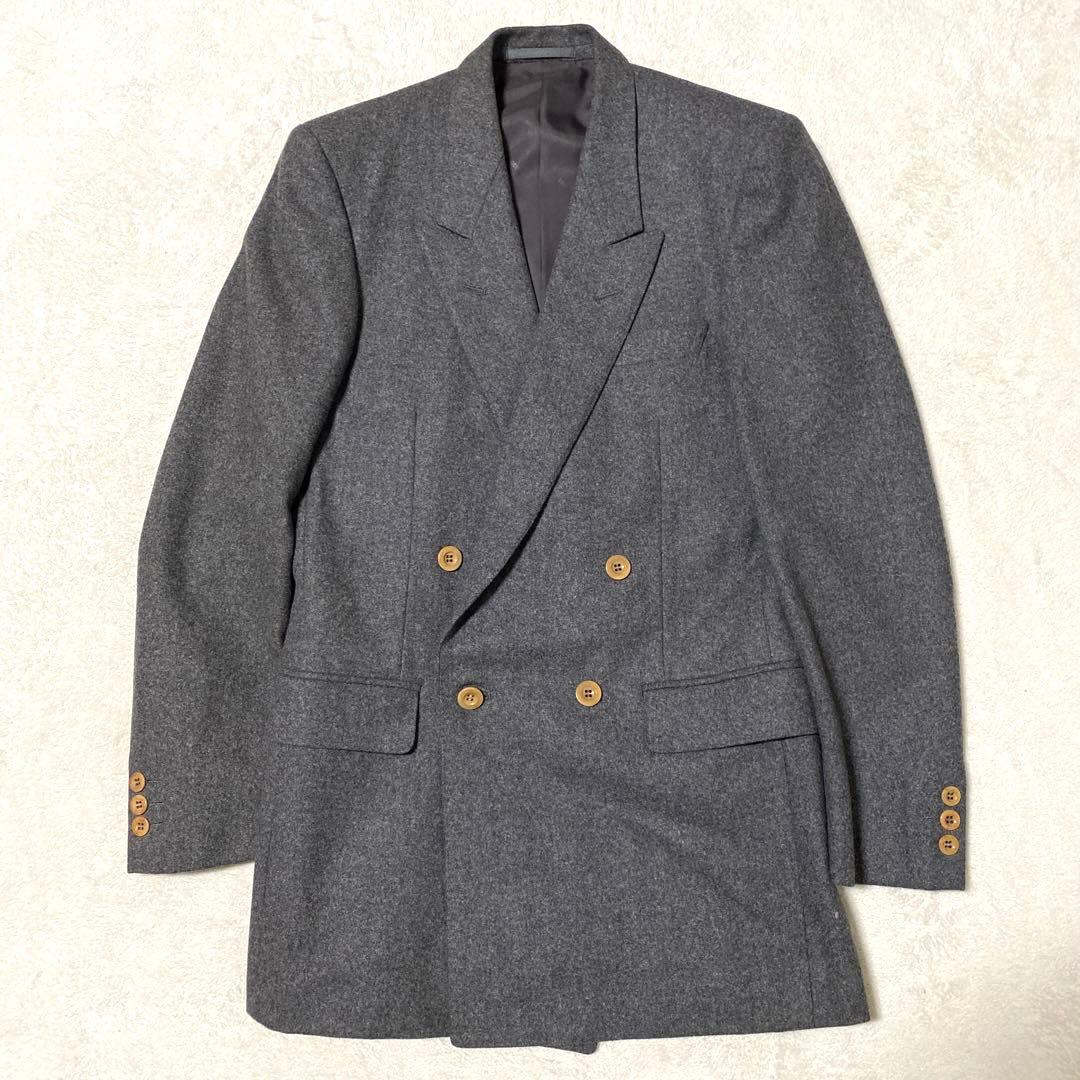 ✨希少✨abla ダブルブレスト スーツ グレー　スリーピース　ダブル　ウール