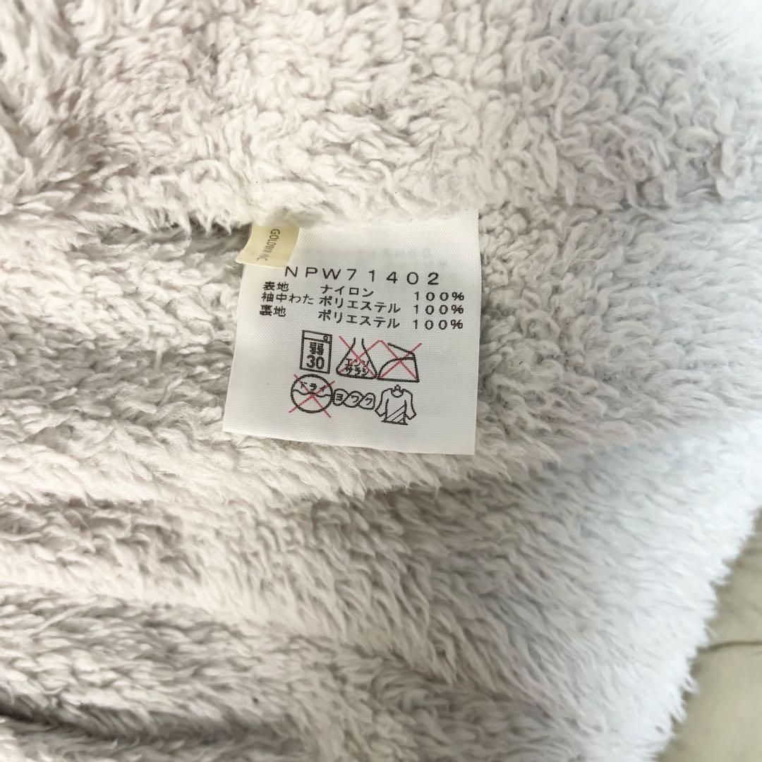 ノースフェイス 裏地ボア　コンパクトノマドコート NPW71402 ミドル丈