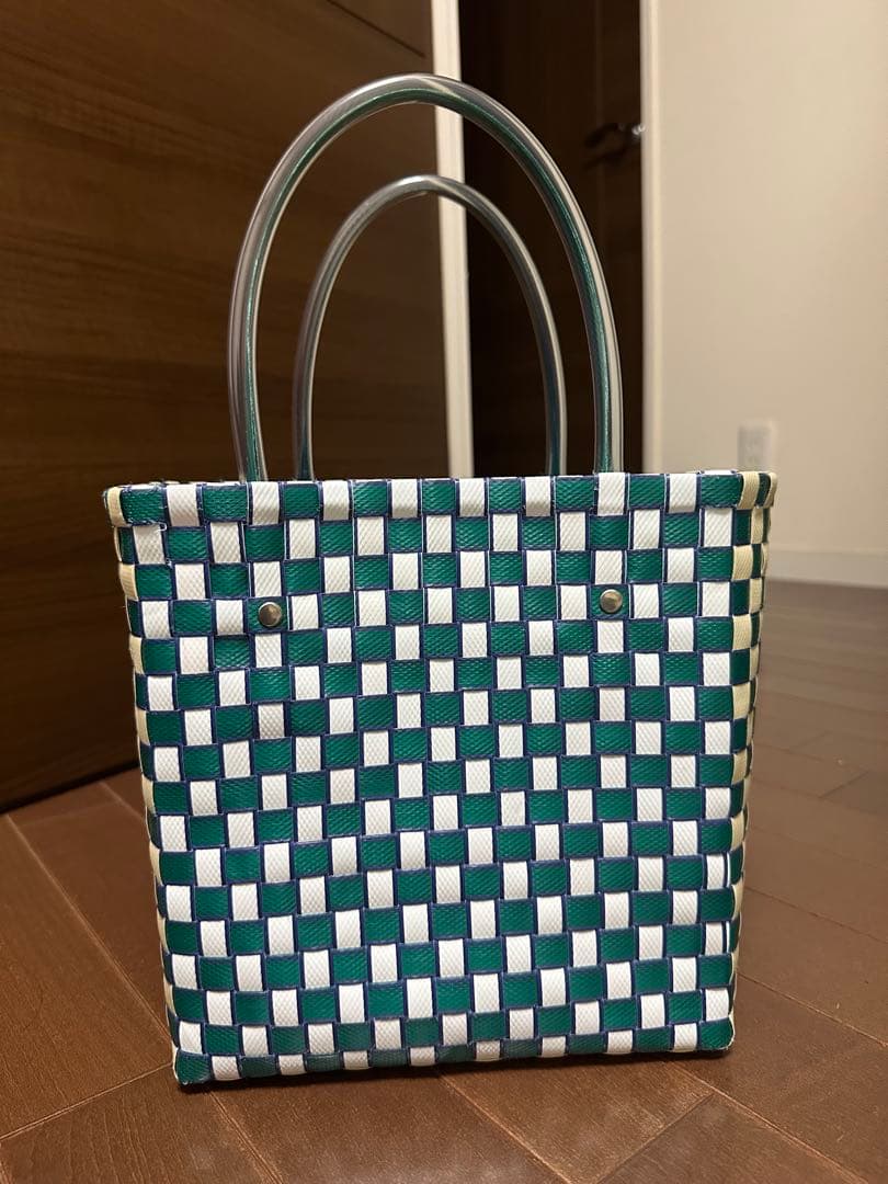 MARNI マルニマーケットピクニックバッグ　緑