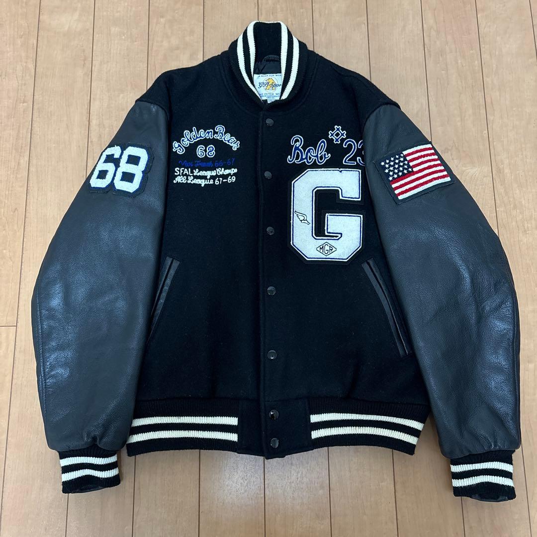 本日最終出品GB Sport Golden Bearスタジャン Lブラック