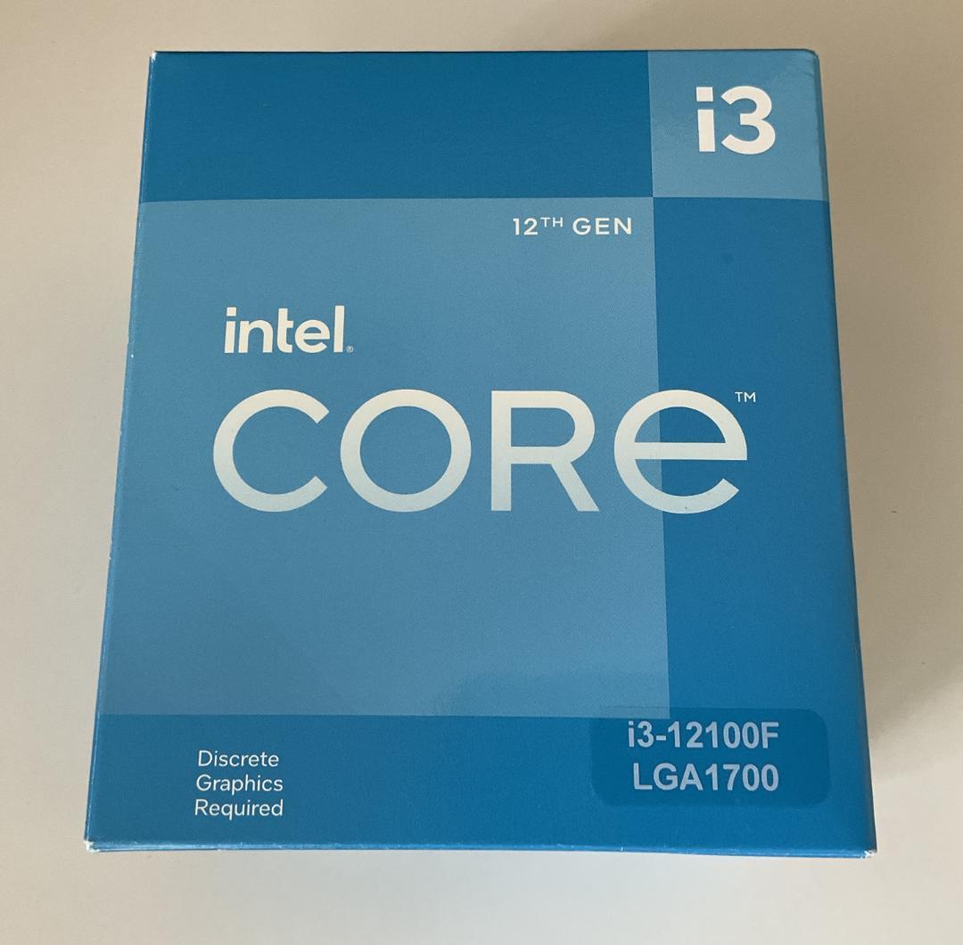 CPU intel Core i3-12100F USED
