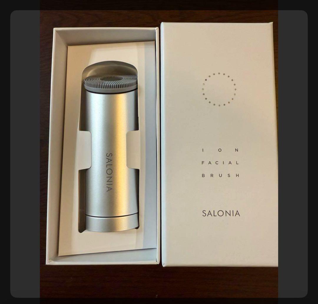 SALONIA ION FACIAL BRUSH シルバー