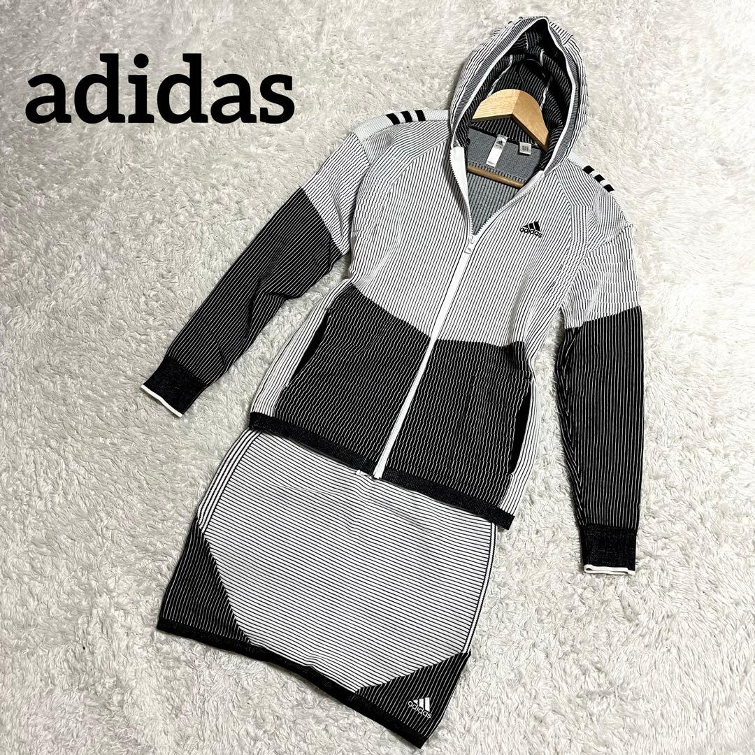 ✨美品✨adidas ゴルフウェア セットアップ ジップパーカー スカート M