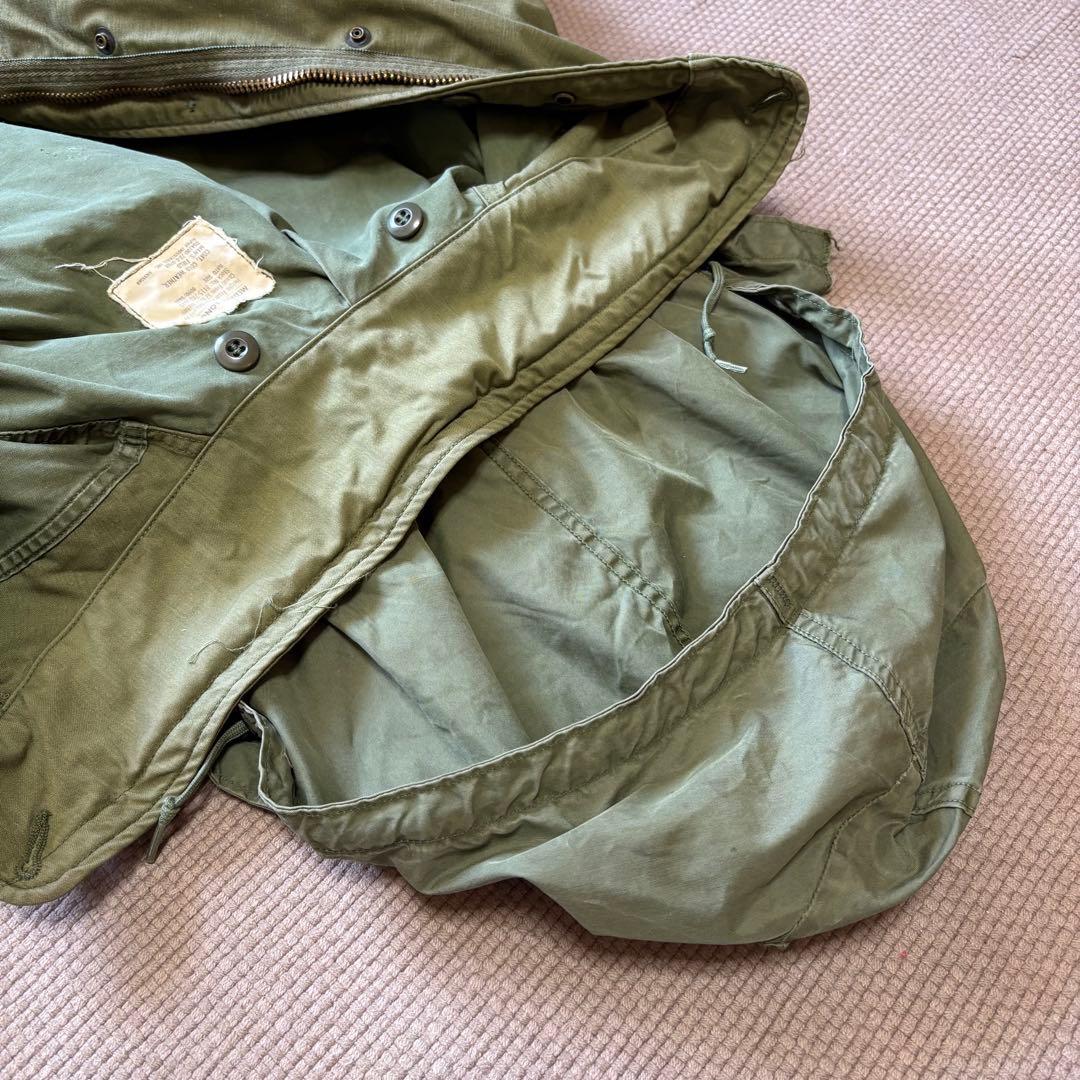 72年製 実物 M-65 フィールドジャケット 3rd M-L アルファ社 米軍