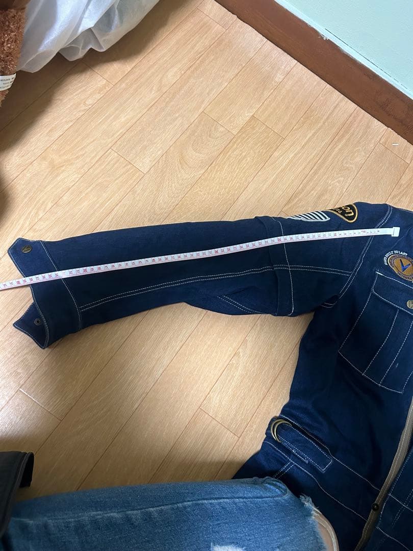 【ホッコウ太】vanson デニムオーバーオール ネイビー