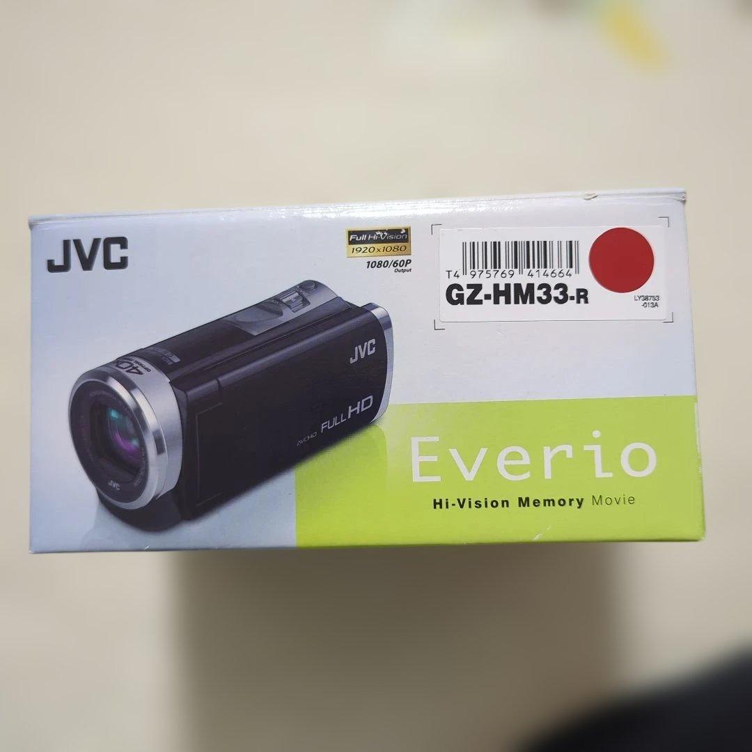 JVC Everio GZ-HM30 レッド 本体