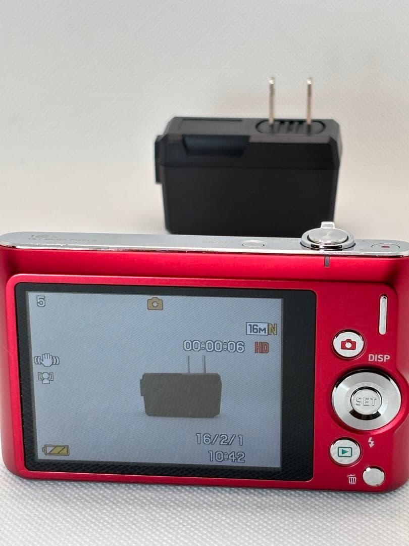 CASIO カシオ EXILIM EX-ZS240 レッド