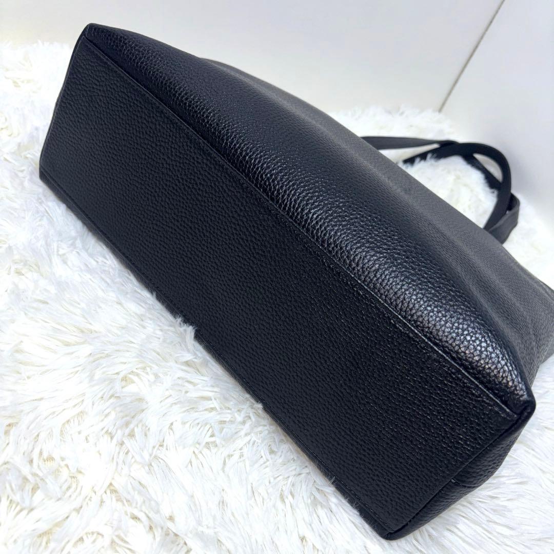 [現行・美品] Hush Tug トートバッグ・ビジネス シボ革 A4 自立