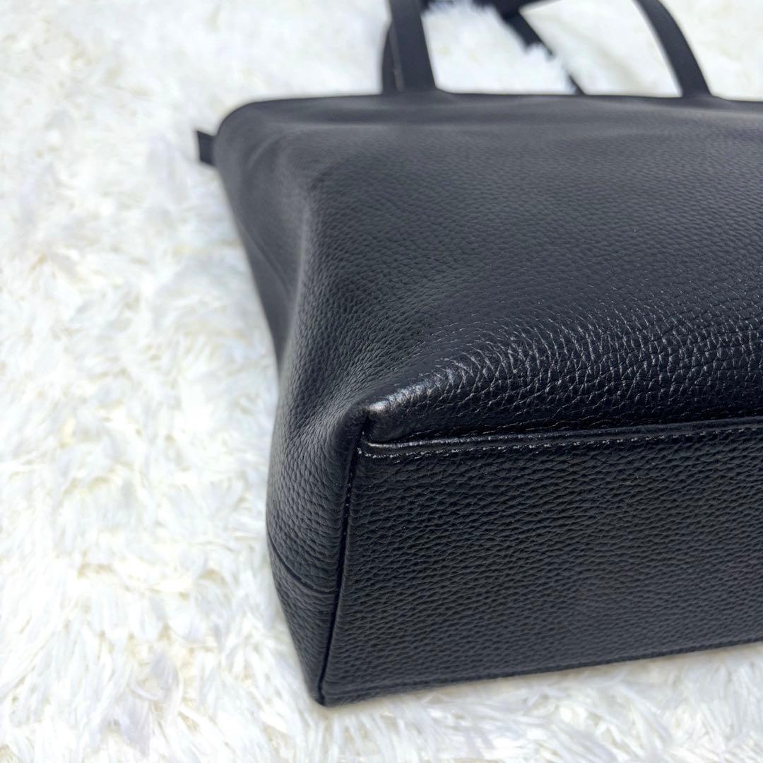 [現行・美品] Hush Tug トートバッグ・ビジネス シボ革 A4 自立