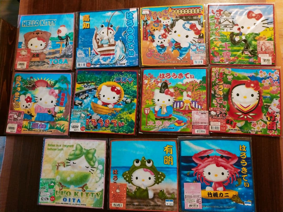 キティ ご当地タオル129枚+7枚セット