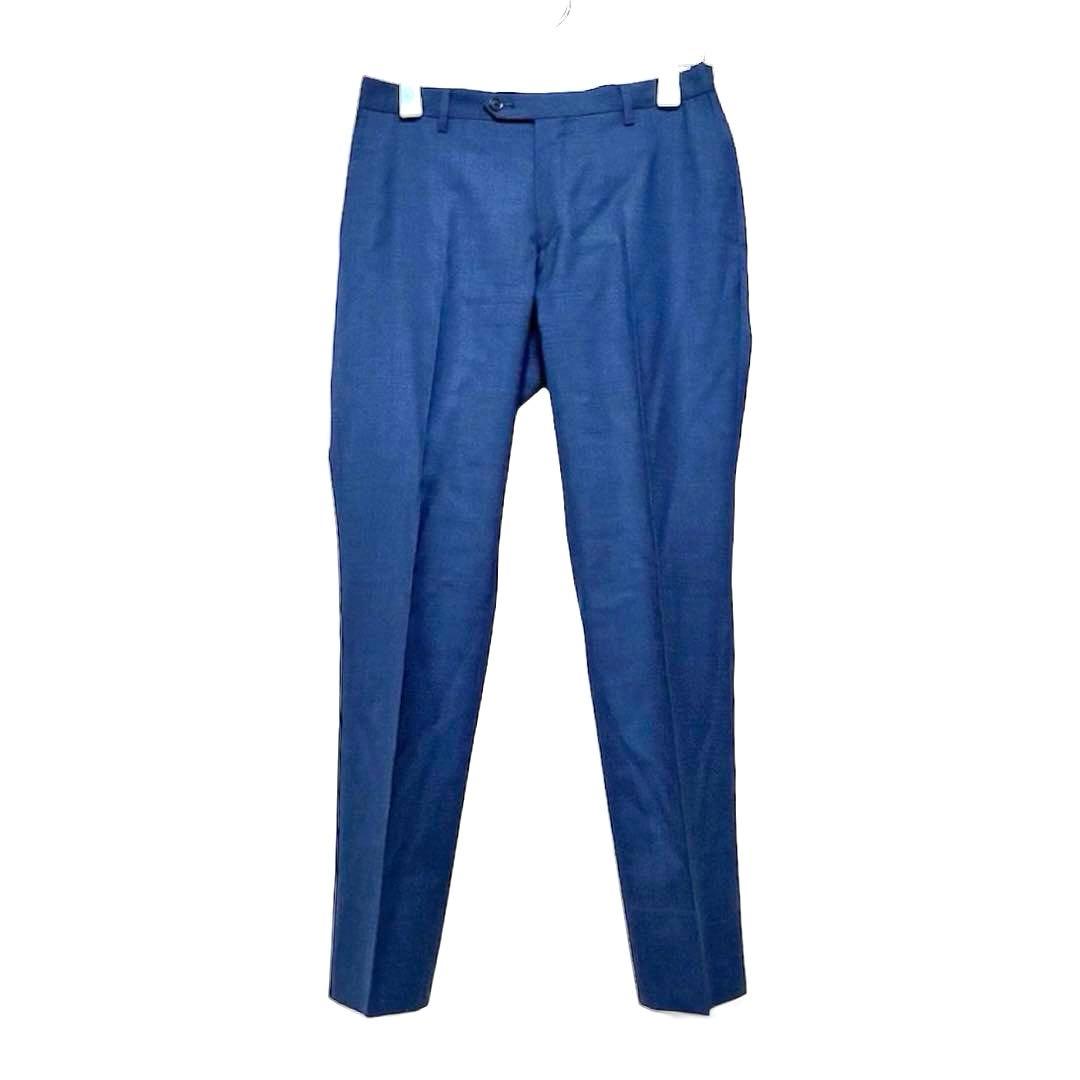 【美品】 グリーンレーベルリラクシング　GUABELLO スーツ　ネイビー　Ｌ