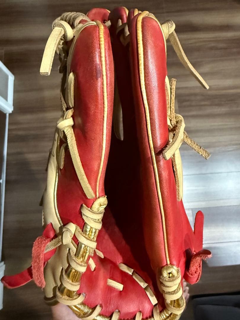 Rawlings 軟式グローブ レッド/ベージュ