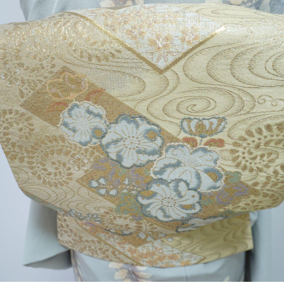 訪問着単品　正絹【254】お宮参り