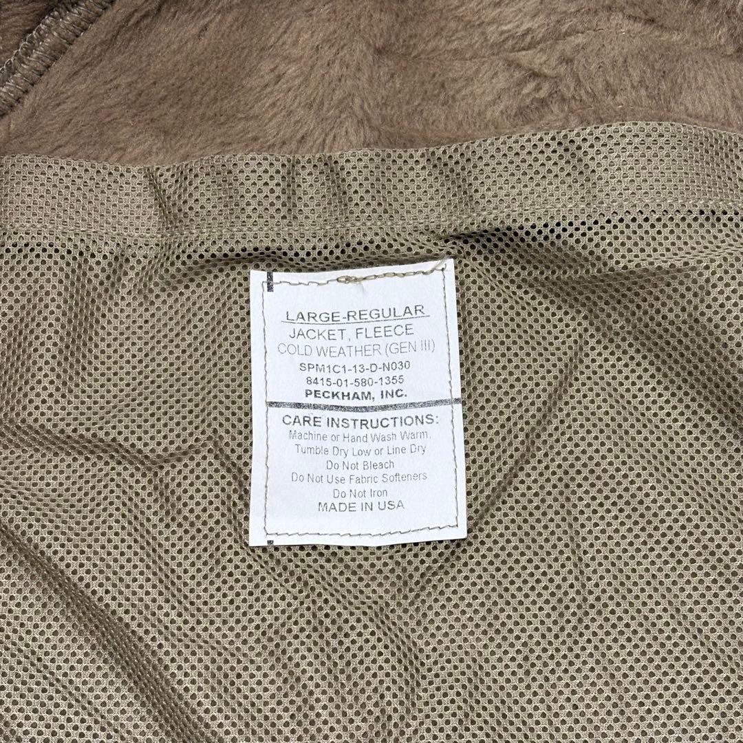 米軍実物 デッドストック ECWCS GEN3 コヨーテ レベル3 L R