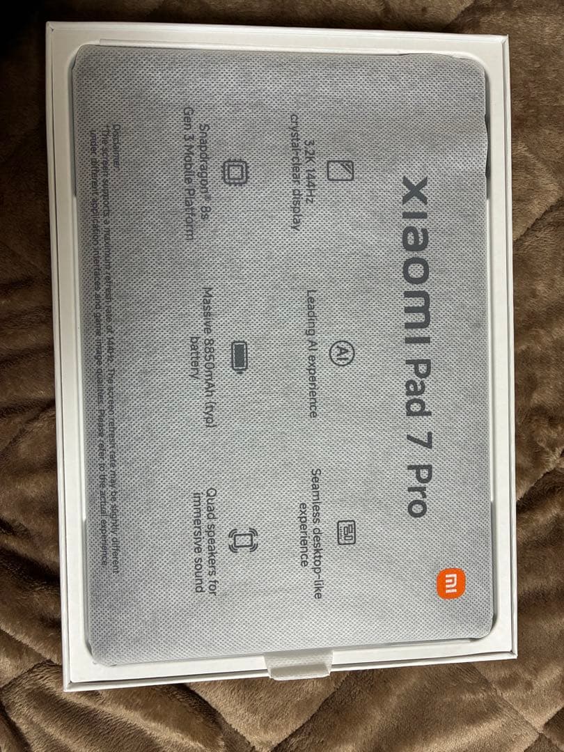 xiaomi pad 7pro 本体 明日まで出品