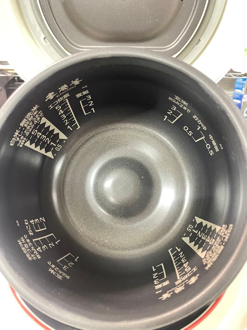 三菱NJ-AWA10-W 炊飯器 本炭釜 KAMADO[5.5合 /IH]