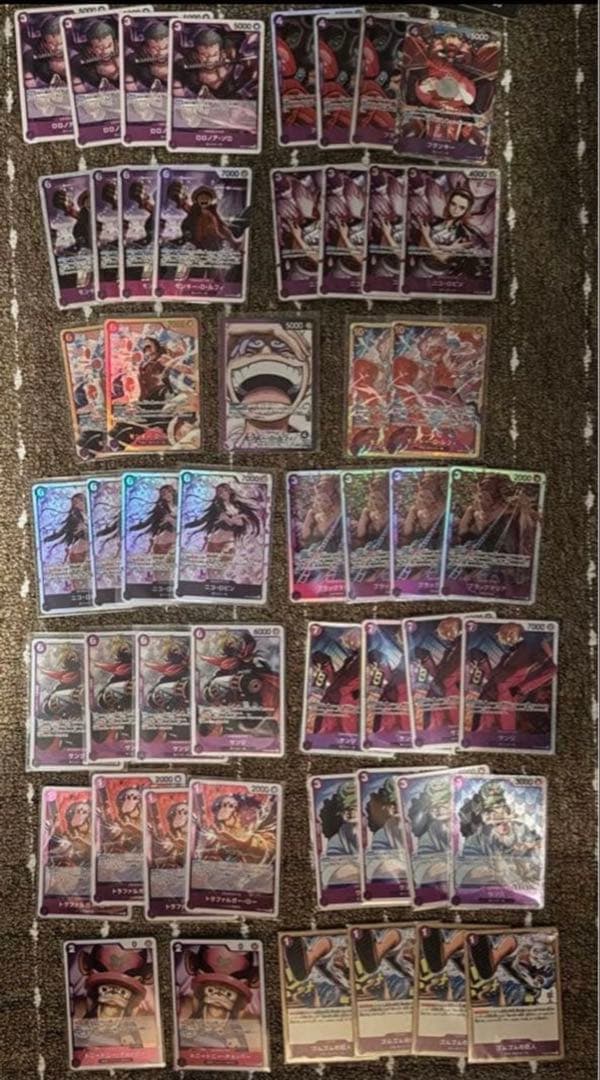 ワンピースカード　引退セット　デッキ　パラレル