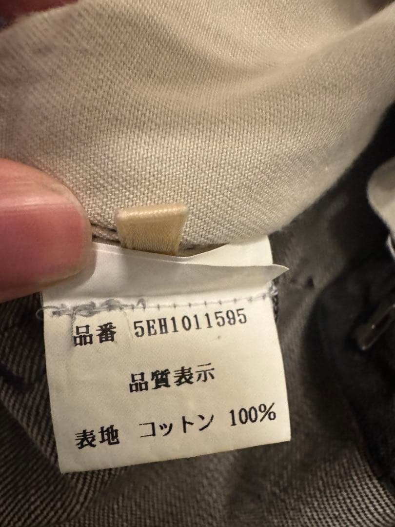 名作 dior homme 05ss 爪痕 デニム エディ期 32 黒 BECK