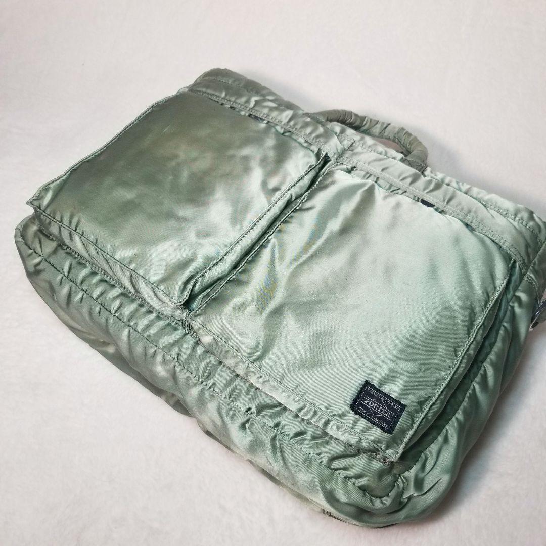 美品　PORTER ポーター 2WAY ヘルメットバック　カーキ　2層式　XL