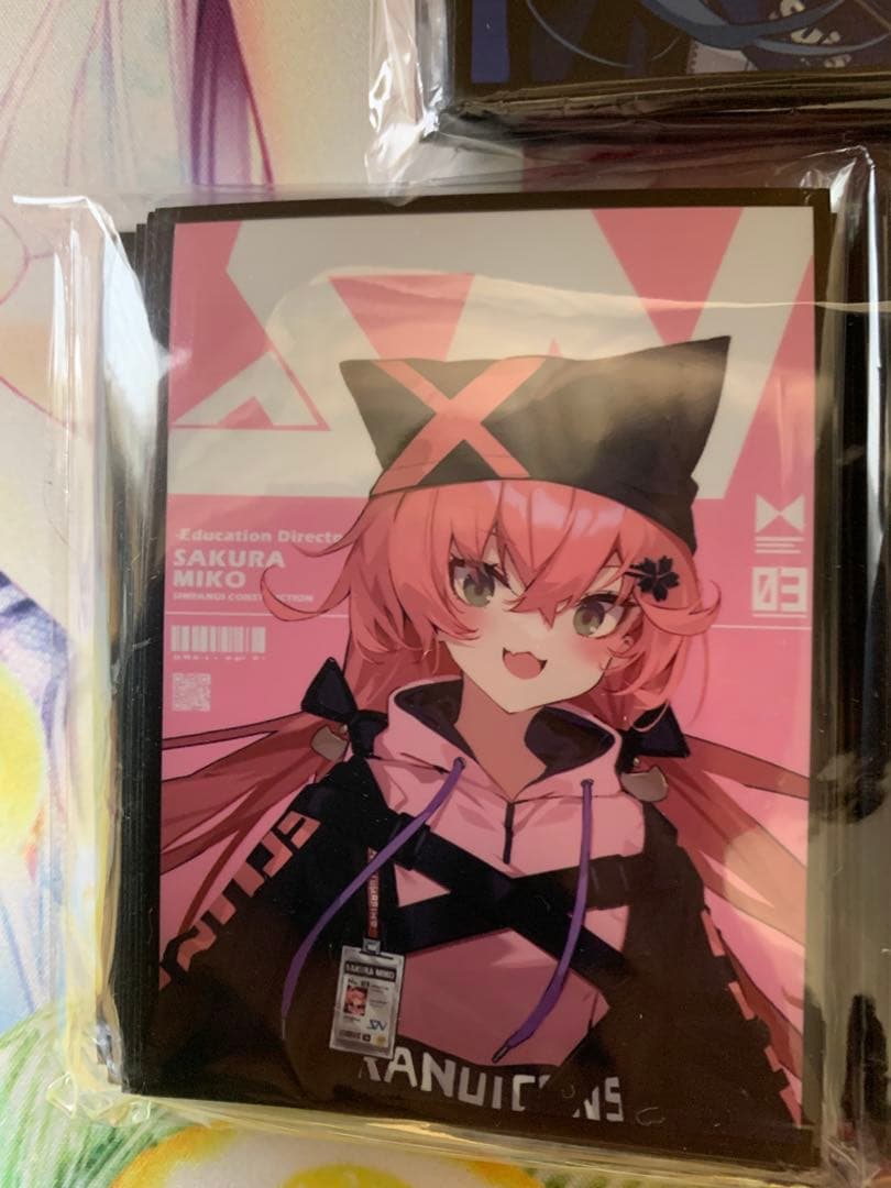 ホロライブ　カードスリーブ　すいせい　ノエル　みこ　フレア　ポルカ