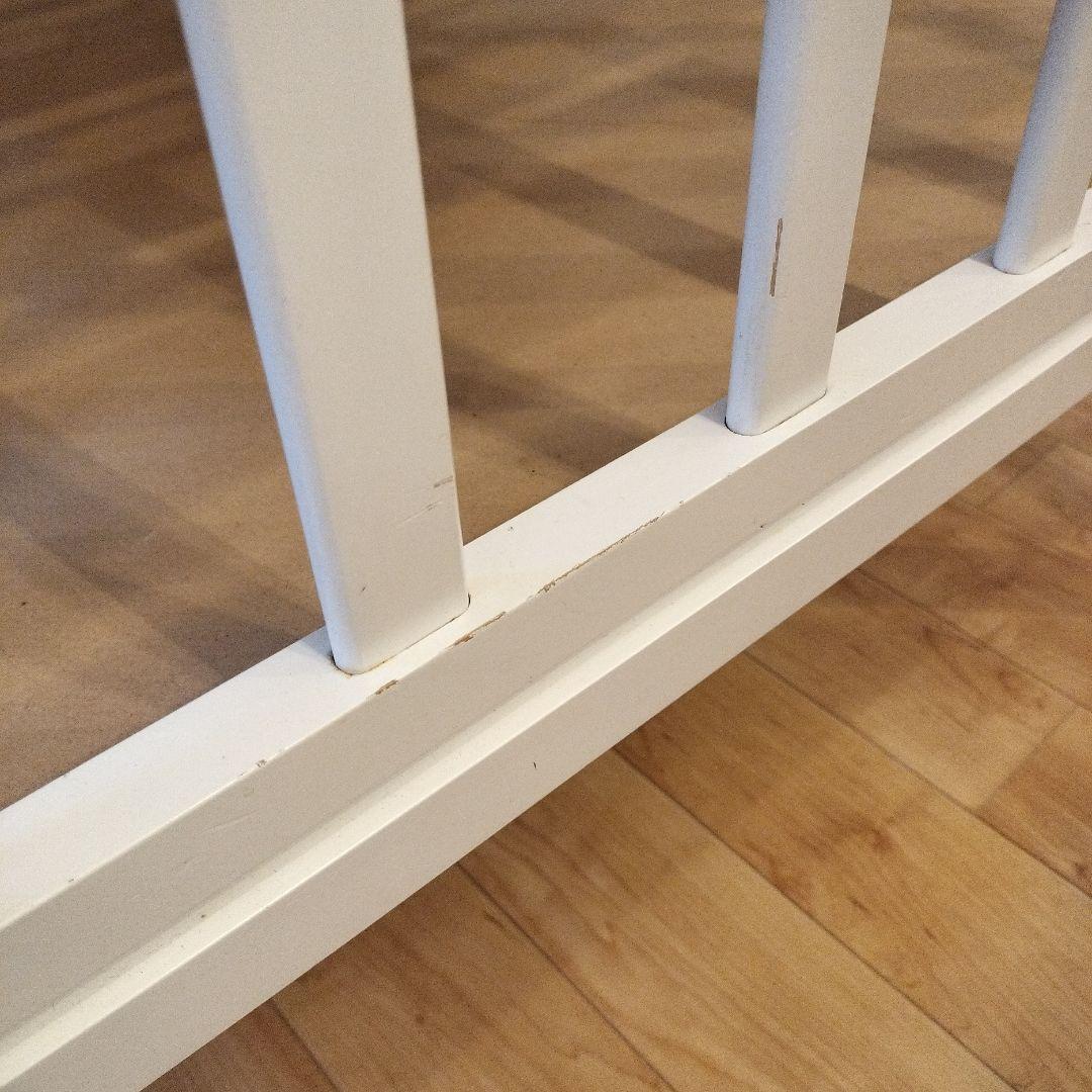 大和屋　木製ミニベビーベッド 白