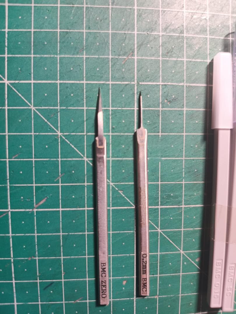 スジボリ堂BMCタガネZERO＆0.2mm /量産型0.15ｍｍ＆スクレーパー等