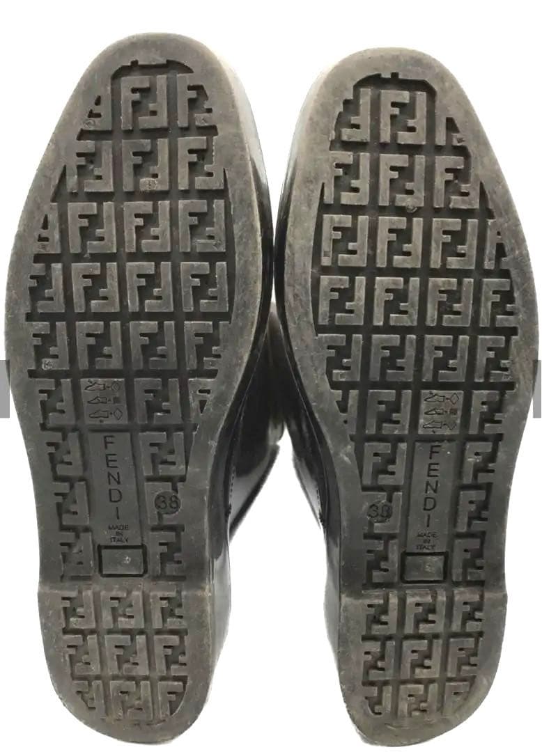 ✨美品✨ FENDI フェンディ レインブーツ 長靴 ズッカ柄 24.5 38