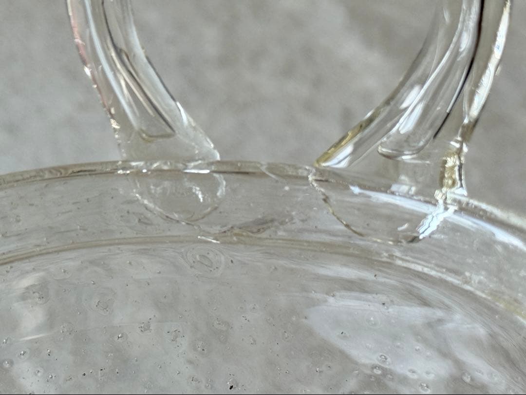 nuutajarvi ARABIA Sargasso(クリア)持ち手つきのベース