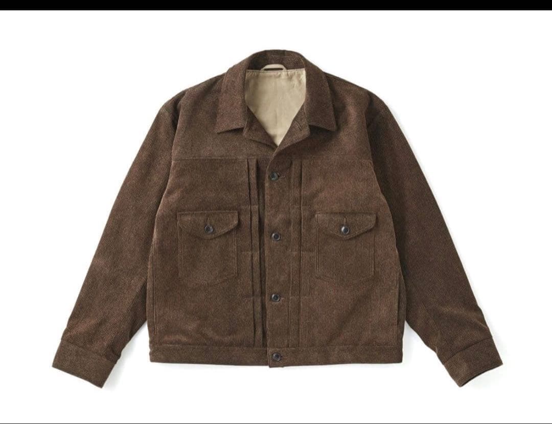 L*T様 OLDJOE コーデュロイジージャン ブラウン 40L新品252OJ-