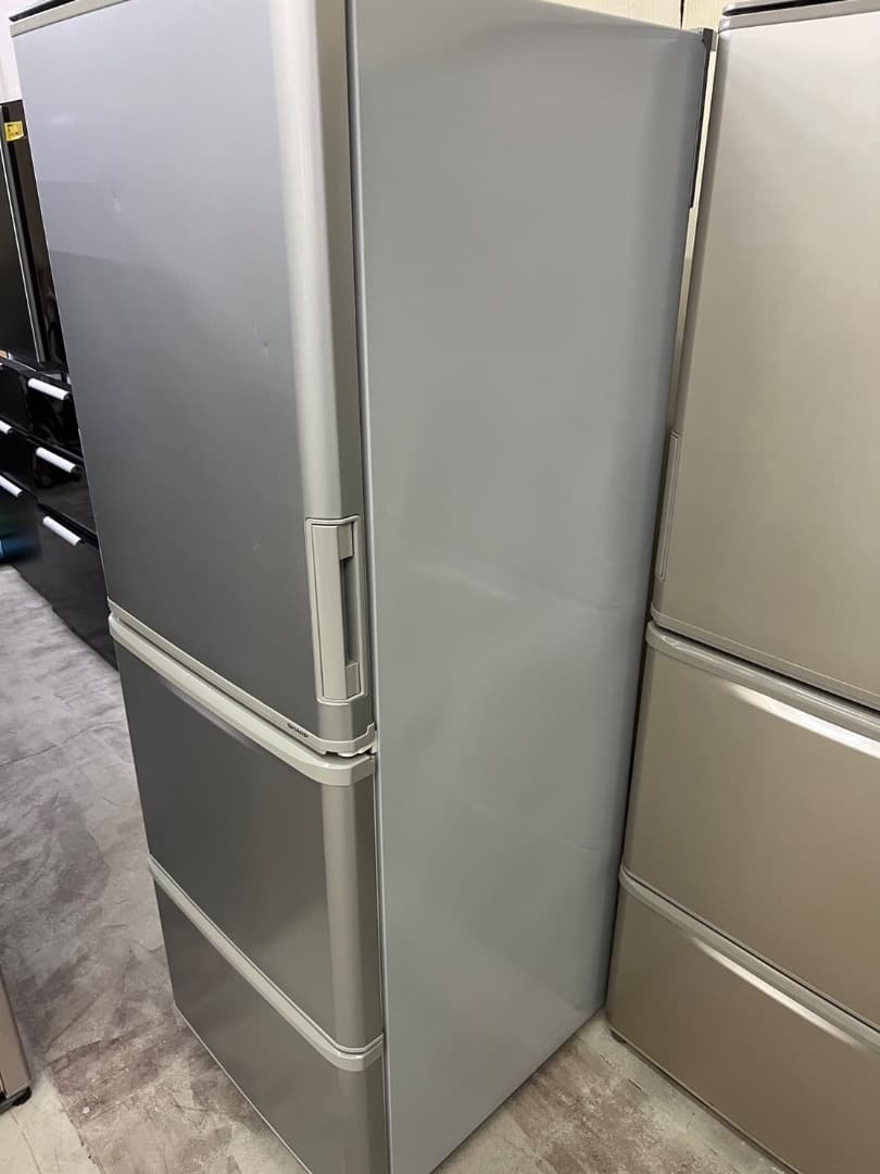 2016年式 350L シャープ 冷蔵庫 SJ-WA35B-S
