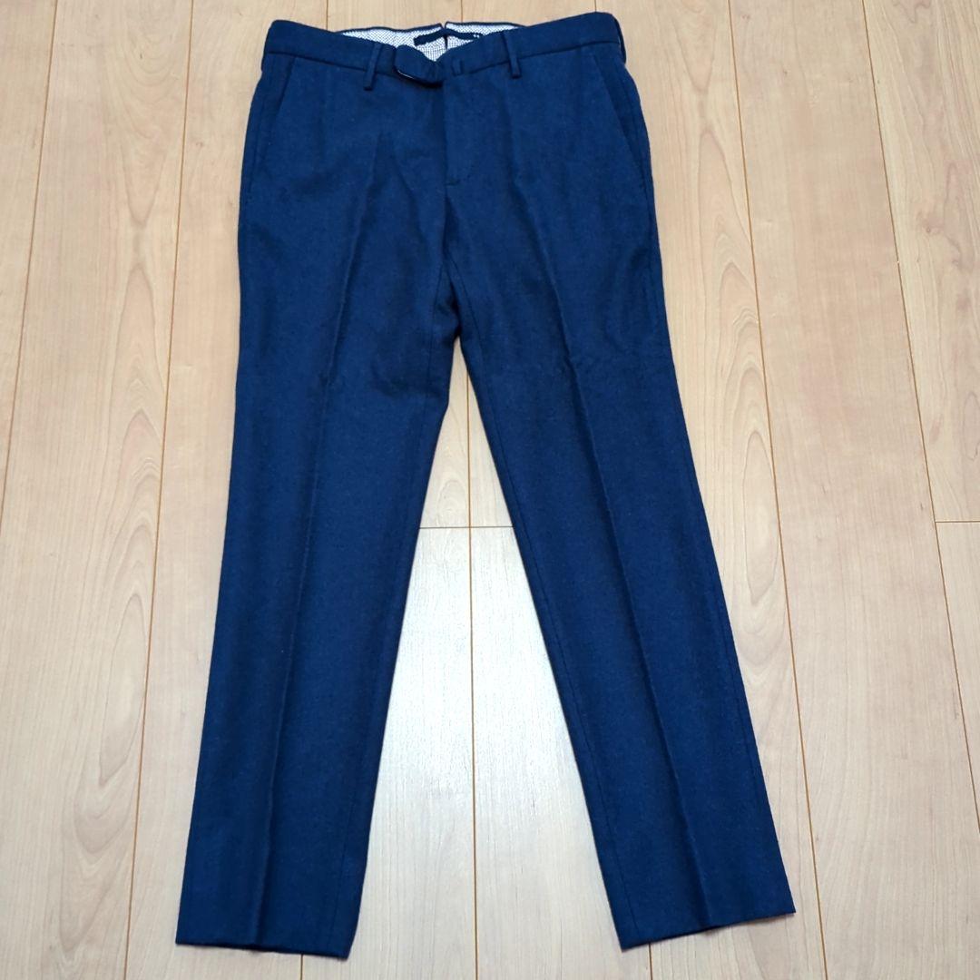 Incotex インコテックス パンツ スラックス ウール 44 ネイビー