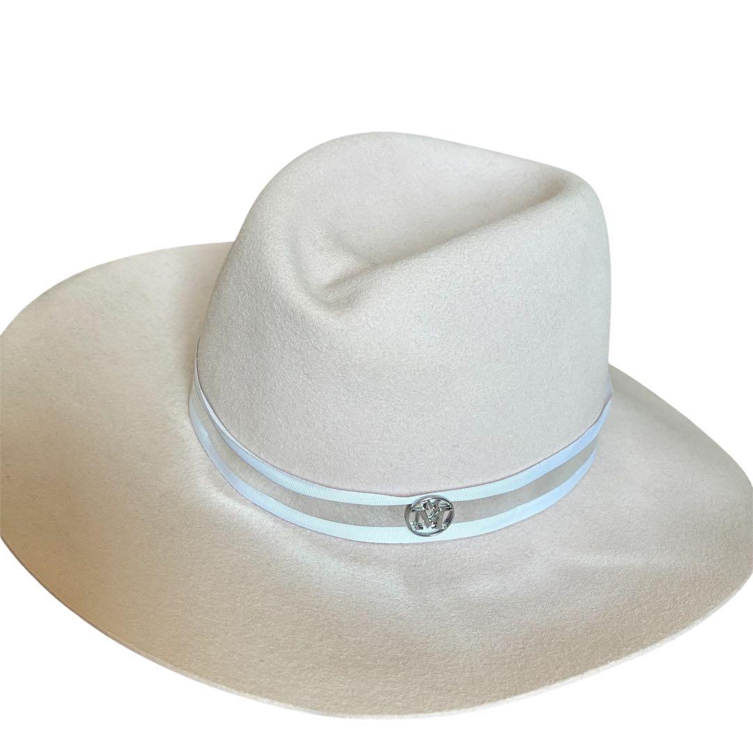 MAISON MICHEL メゾンミシェル フェルトハット M 薄ピンク　新品