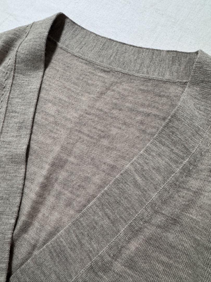 Spick & Span 18G Vネックカーディガン