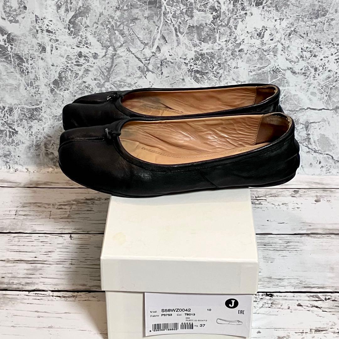 【本物正規品】メゾンマルジェラ　足袋バレエ　タビ 37 ブラック