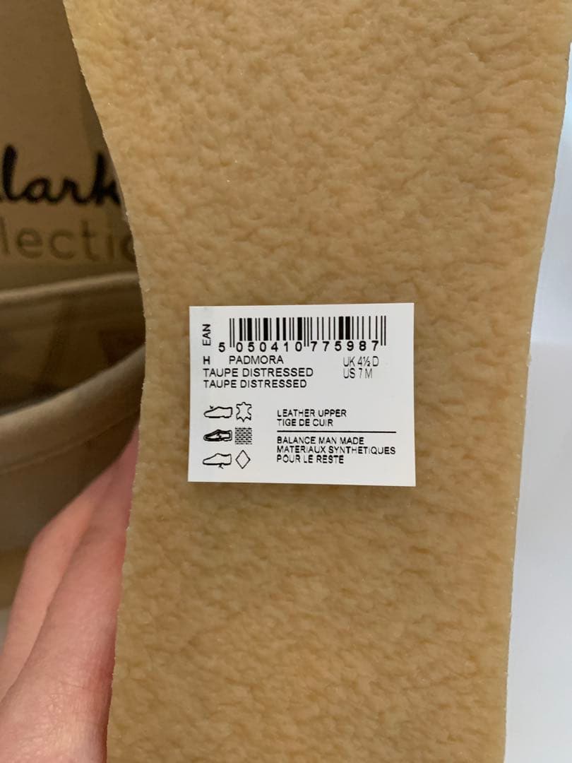 【新品未使用】クラークス モカシン ブーツ パドモラ レディース 23.5cm