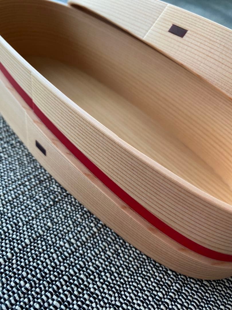 大館工芸社　曲げわっぱ　弁当箱　軌　朱色