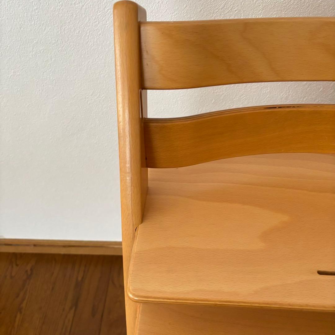 ストッケ　トリップ トラップ　ベビーチェア+ベビーセット　ナチュラル　S/N3③