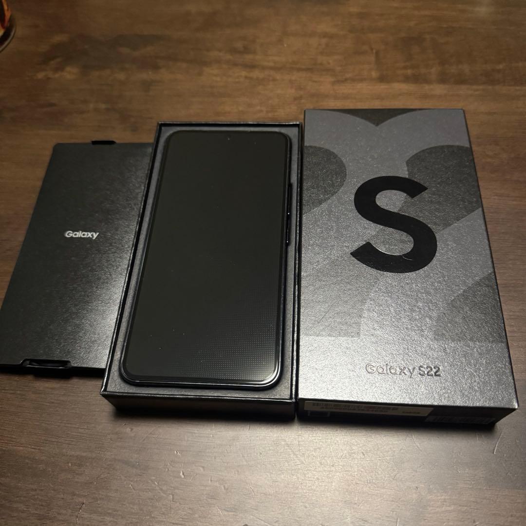※超美品Samsung Galaxy S22 ファントムブラック　256GB
