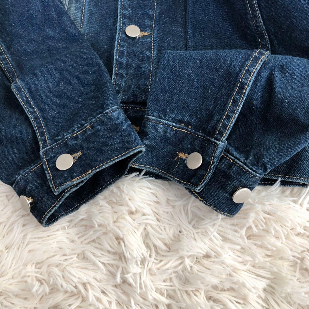 GLAMOUR　グラマー　オーバーサイズ　デニムジャケット　グラデーション