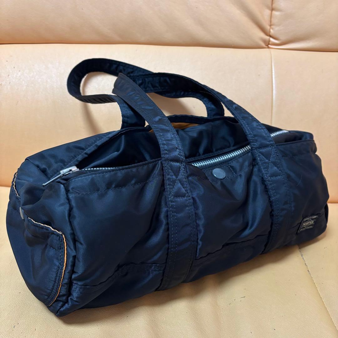 【美品】PORTER タンカー ダッフル ミニボストンバッグ ドラム S