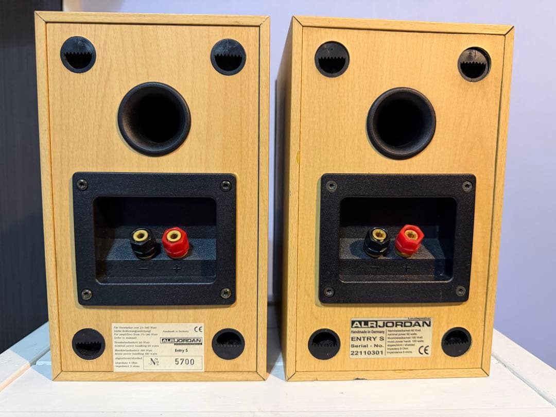 moc　動作品ALR/JORDAN Entry S ブックシェルフドイツ製