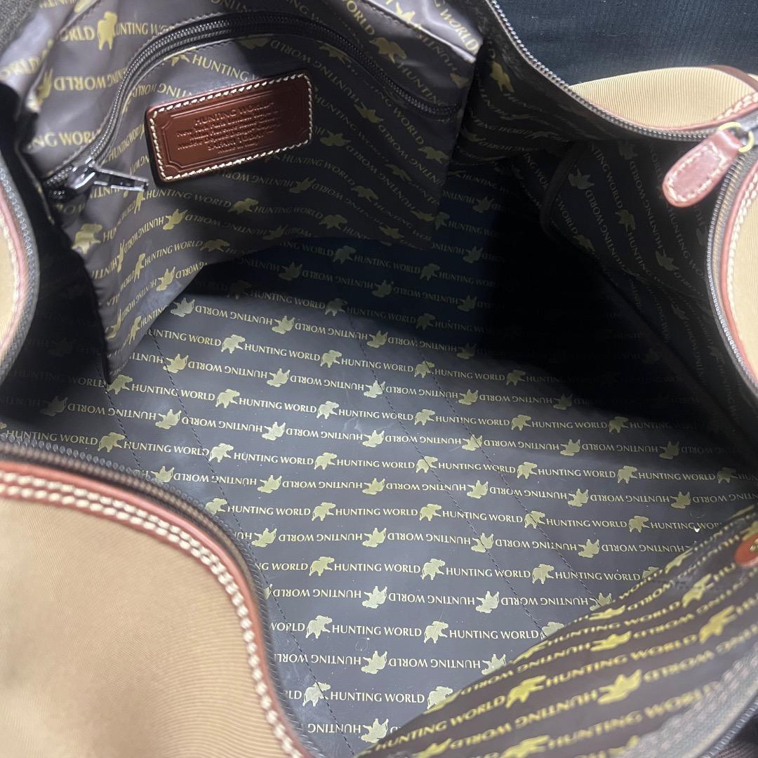 〇Ka左1049 美品 ハンティングワールド サファリトゥデイ ボストンバッグ