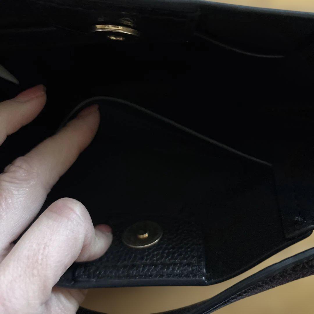 Tory Burch 黒 レザー ショルダーバッグ