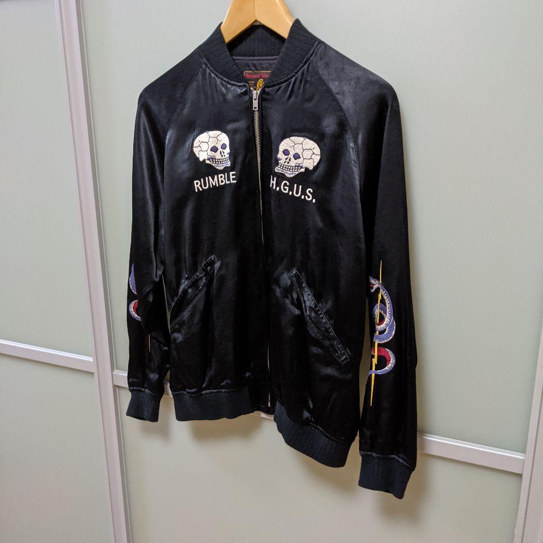 ケンケンHysteric Glamour スカルスカジャン ブラック M