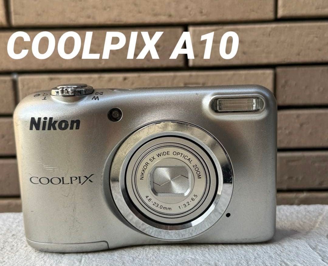 追加有り⭕️乾電池式【動作確認済】Nikon COOLPIX A10　シルバー