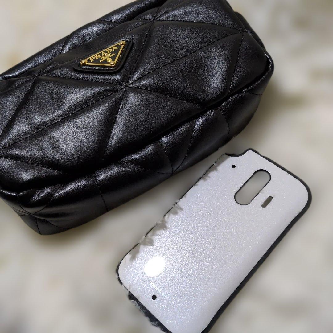 ブラックレザー ショルダーバッグノベルティ