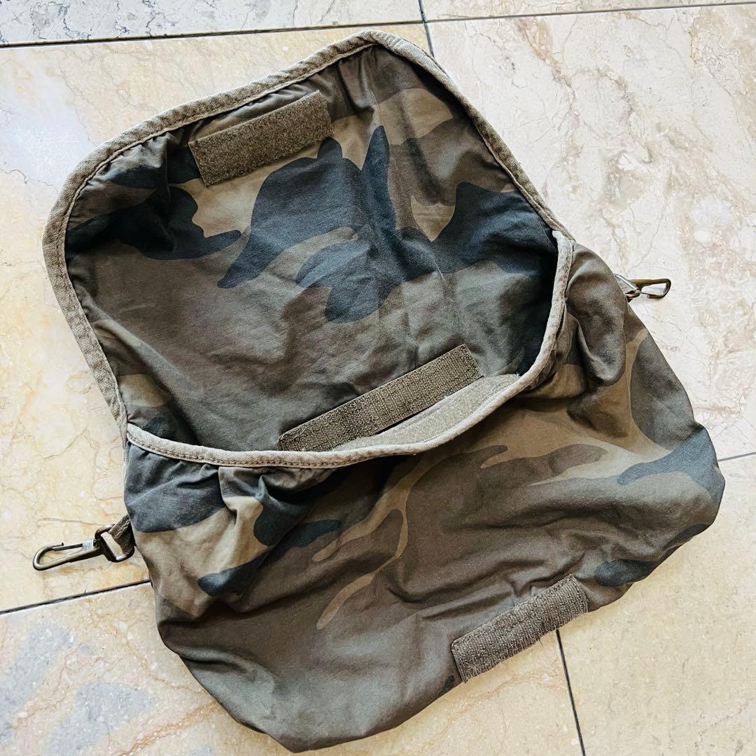 希少☆ゴア【goa】迷彩色 ウエストポーチ付きパラシュートカーゴパンツ　y2k