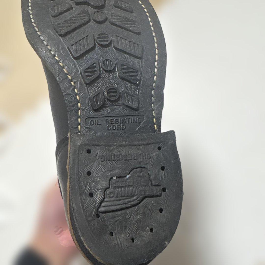 h*e様 美品　レッドウイング　RED WING ブラック エンジニアブーツ バ