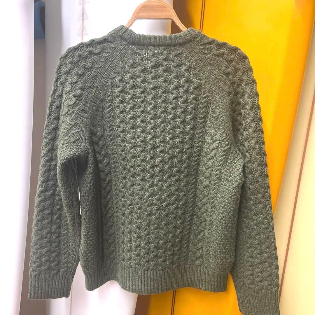 パタゴニア　リサイクル・ウールブレンド・ケーブルニット・クルーネック・セーター