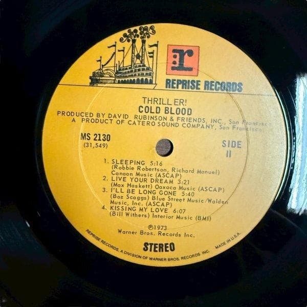 Cold Blood (コールド・ブラッド) 『Thriller!』
